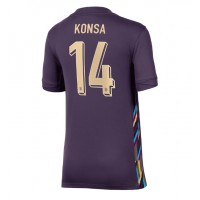 Camisa de time de futebol Inglaterra Ezri Konsa #14 Replicas 2º Equipamento Feminina Europeu 2024 Manga Curta